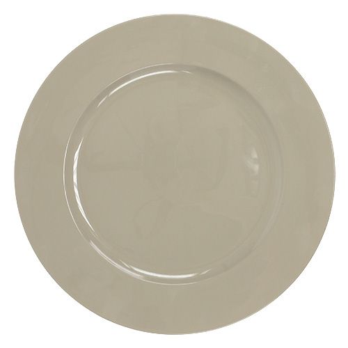 Itens Placa carregadora Ø33cm cinza platina
