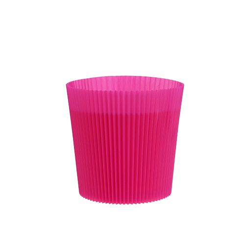 Floristik24 Punhos plissados Cerise 8,5cm 100 peças