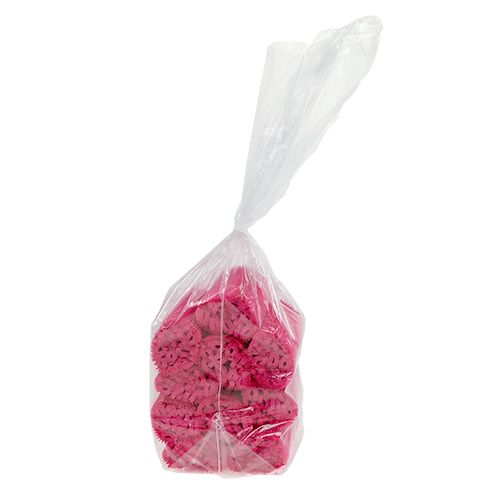 Floristik24 Punhos plissados Cerise 8,5cm 100 peças