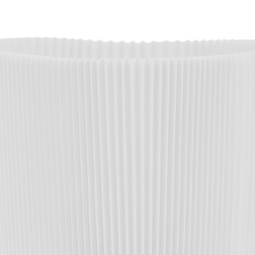 Itens Punhos plissados para vasos de flores brancos 14,5cm 100 peças