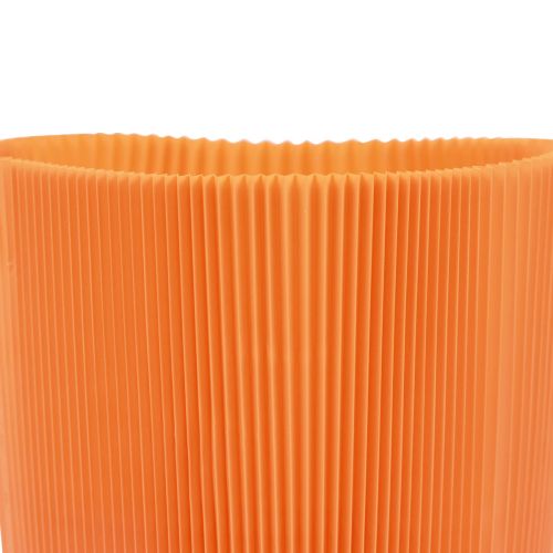 Itens Punhos plissados para vasos de flores laranja 14,5 cm 100 unidades