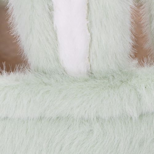 Itens Cestos decorativos de Páscoa em formato de coelho para guardar objetos, ideais para quartos infantis e salas de estar, 18 cm, conjunto com 2 peças.