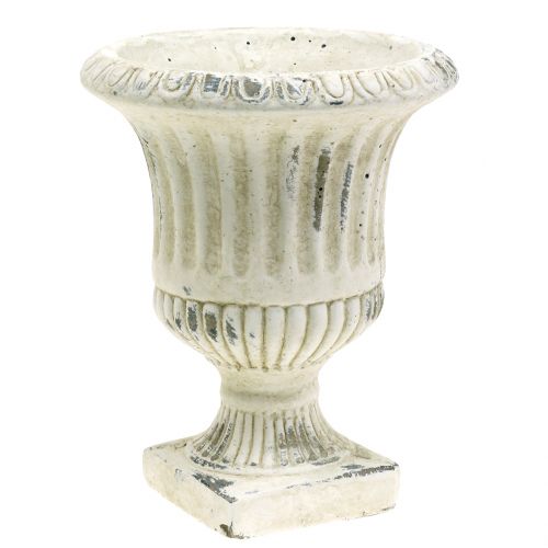 Copo de planta creme antigo Ø14cm H17cm