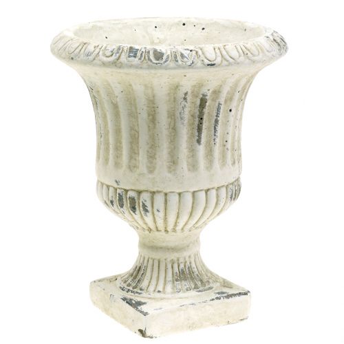 Floristik24 Copo de planta creme antigo Ø14cm H17cm