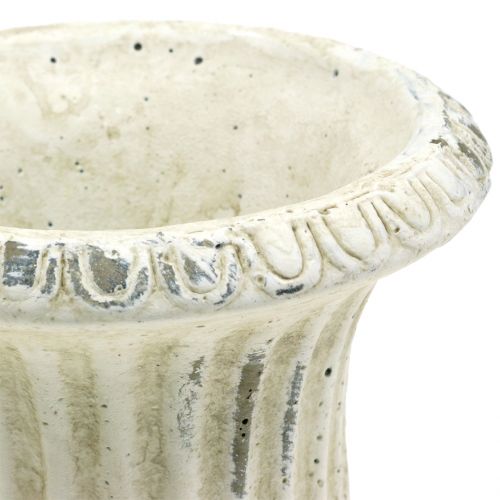 Floristik24 Copo de planta creme antigo Ø14cm H17cm