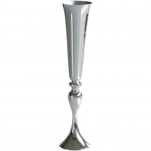 Floristik24 Vaso copo prata Ø15cm Alt.75cm