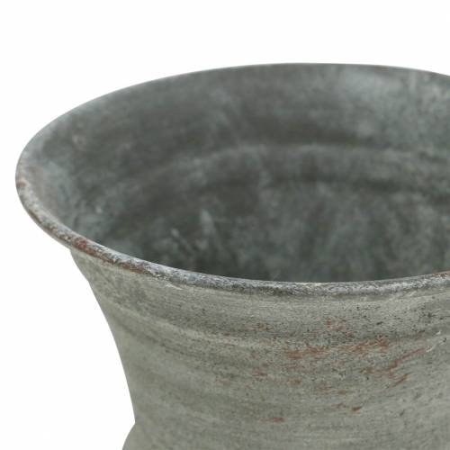 Floristik24 Taça Copo de Planta Cinza Antigo Ø7,5cm A9cm