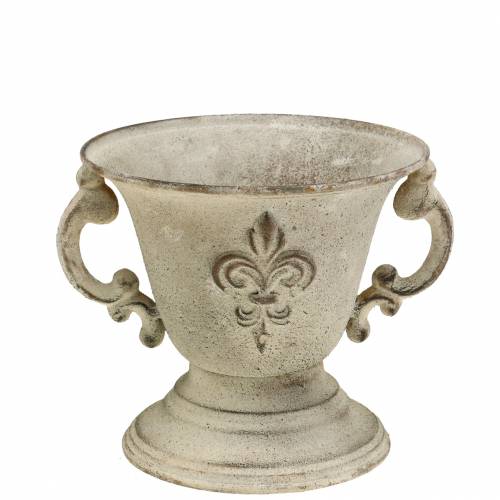 Floristik24 Taça Troféu Vintage Creme Ø15cm A13,5cm