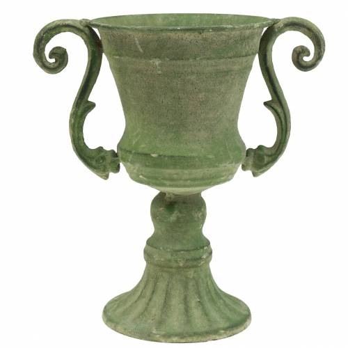 Floristik24 Taça Troféu Verde Ø11cm A19cm