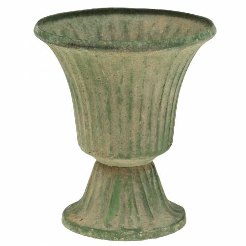 Floristik24 Xícara verde antigo Ø9cm Alt.10cm