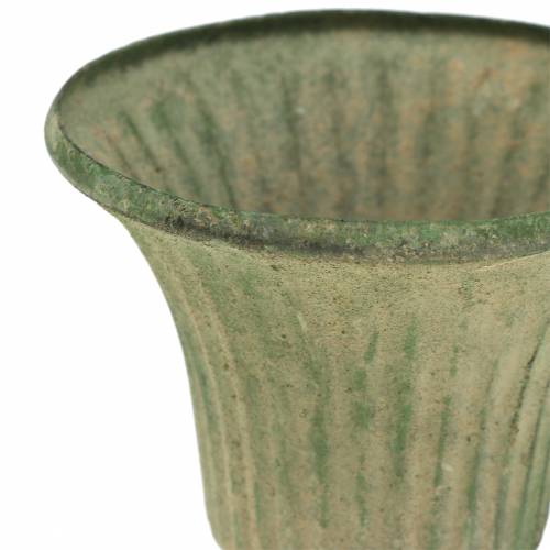 Floristik24 Xícara verde antigo Ø9cm Alt.10cm