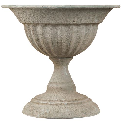Itens Tigela para copos com base de metal cinza vintage Ø16cm Alt.14,5cm