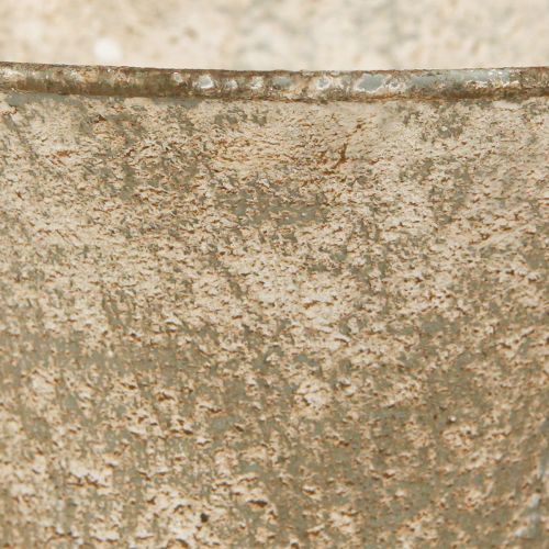 Itens Vaso de xícara Metal antigo decorativo base de vaso Ø16,5cm H24cm