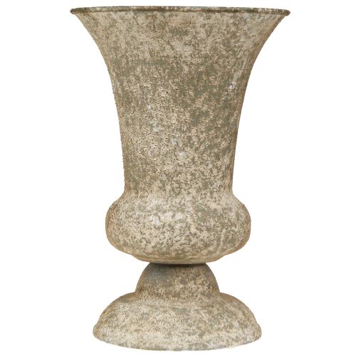 Itens Vaso de xícara Metal antigo decorativo base de vaso Ø16,5cm H24cm