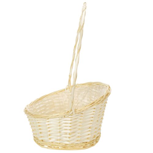 Cesta de presente, cesta de vime, 44 cm x 36 cm | Floristik24.pt