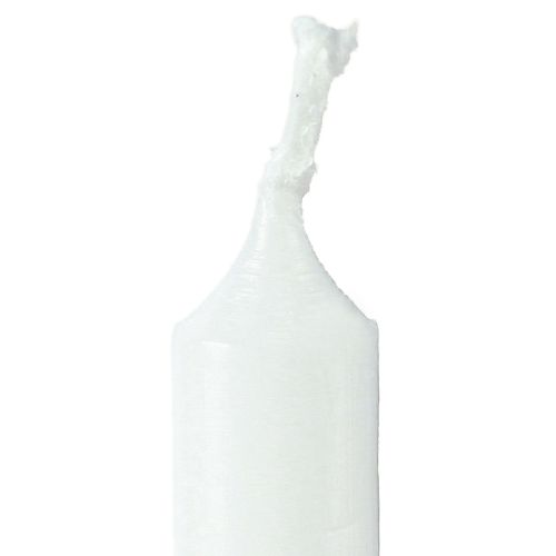 Itens Velas de boneca 10mm Velas Wiedemann brancas 65/10 50 peças