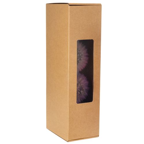 Itens Decoração de dente-de-leão, flor seca, estabilizada e tingida, delicada, durável, 12 cm, 4 peças