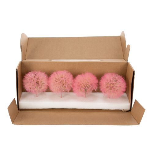 Itens Ramo decorativo com flores em formato de dente-de-leão, para uma decoração elegante da casa, 50 cm, 4 peças.