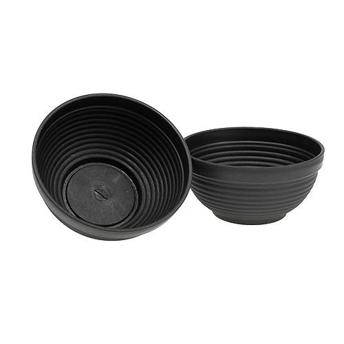 R-bowl plástico antracito Ø15cm, 10pcs