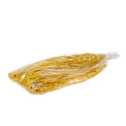 Floristik24 Ráfia, Flairbast amarelo dourado 200gr