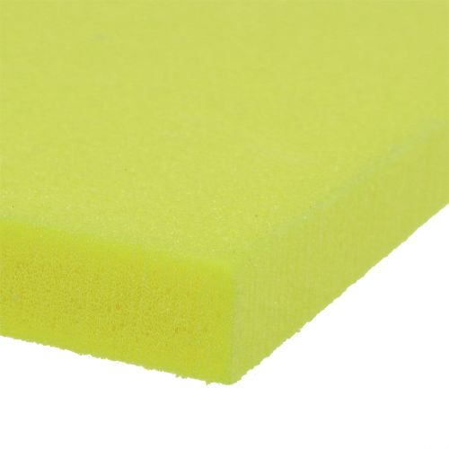 Floristik24 Placa de design de espuma floral verde 34,5 cm × 34,5 cm 3 unidades