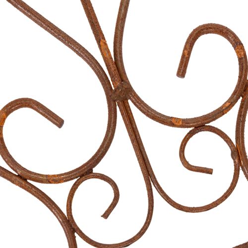 Itens Treliça com design romântico para rosas e plantas trepadeiras em canteiros de flores, 64 cm