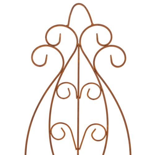 Itens Treliça metálica para jardim, suporte decorativo para plantas trepadeiras, 93 cm