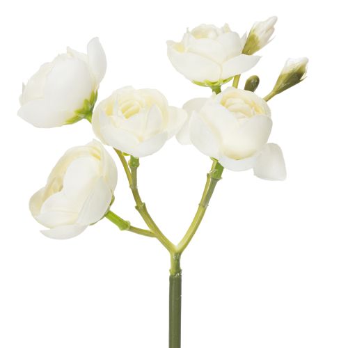 Itens Buquê de Ranúnculos Artificiais, Decoração Floral Duradoura para a Primavera, 32cm, 5 Peças