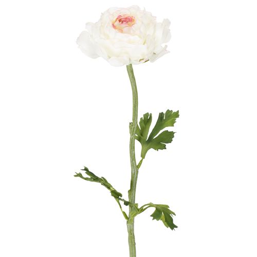Ranúnculos artificiais com flores delicadas para uma decoração elegante e de fácil manutenção, 51 cm, 3 peças.