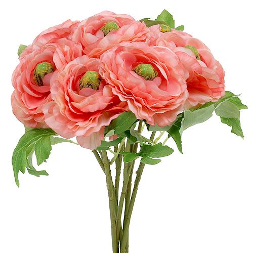 Floristik24 Ranúnculo rosa-rosa 27 cm 8 unidades