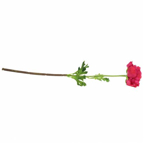 Floristik24 Ranúnculo rosa escuro artificial 51 cm
