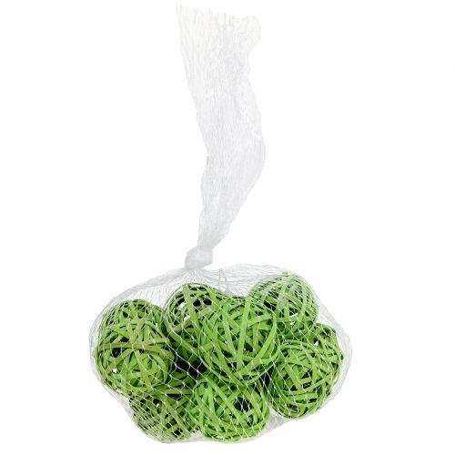 Floristik24 Bola de vime verde Ø4cm 12pcs