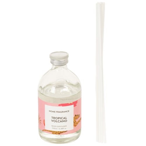 Itens Difusor de fragrância para ambientes com aroma exótico de coco e manga para uma sensação de frescor duradoura em casa, 19 cm, 2 peças.