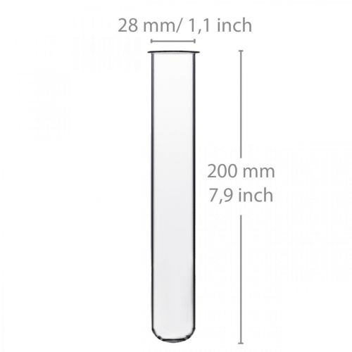 Itens Tubo de ensaio 200 mm × 27 mm