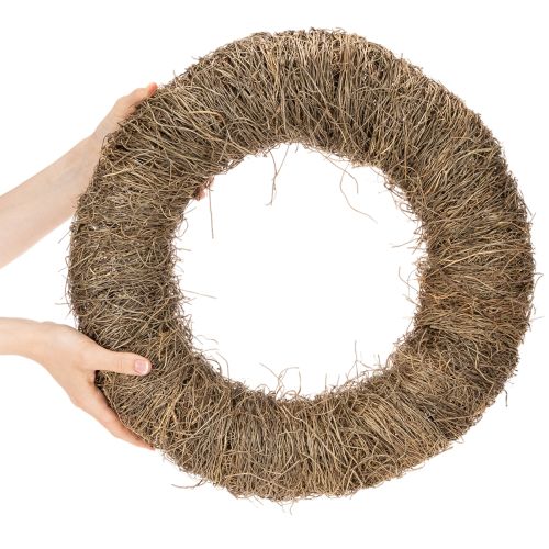 Guirlanda de videira, sem tratamento, redonda, natural, para artesanato, 45 cm | Floristik24.pt