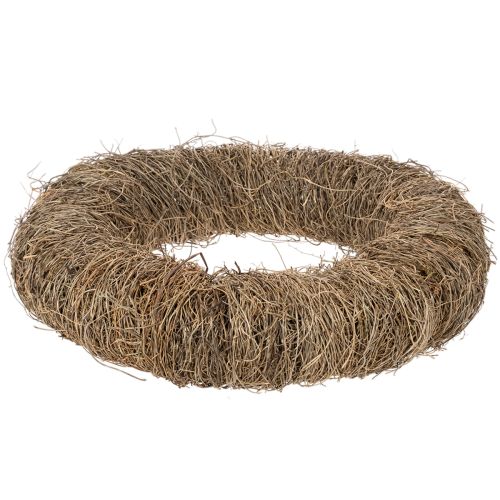 Guirlanda de videira, sem tratamento, redonda, natural, para artesanato, 45 cm | Floristik24.pt