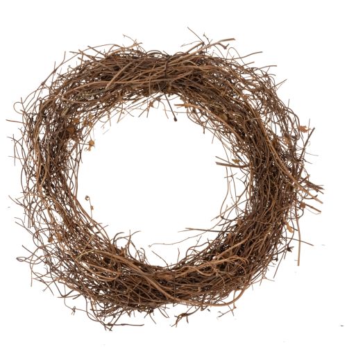 Itens Coroa de videira natural Ø15cm, conjunto de 10 - Ideal para decorações de outono, Natal, Páscoa e funerais.