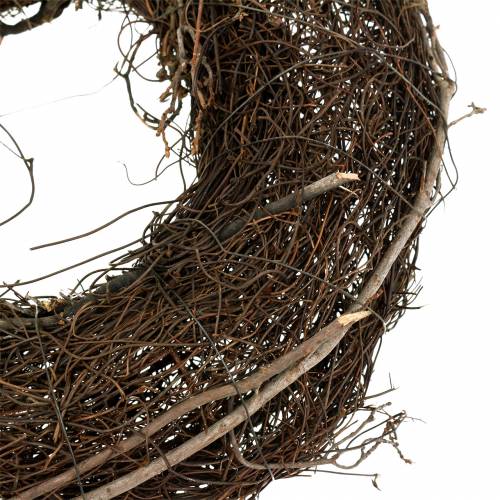 Floristik24 Coroa de videira com salgueiro natural Ø30cm 2pcs