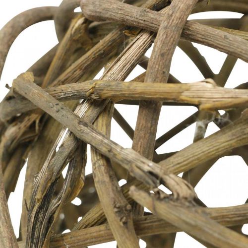 Floristik24 Deco ball videira natural escuro Ø15cm