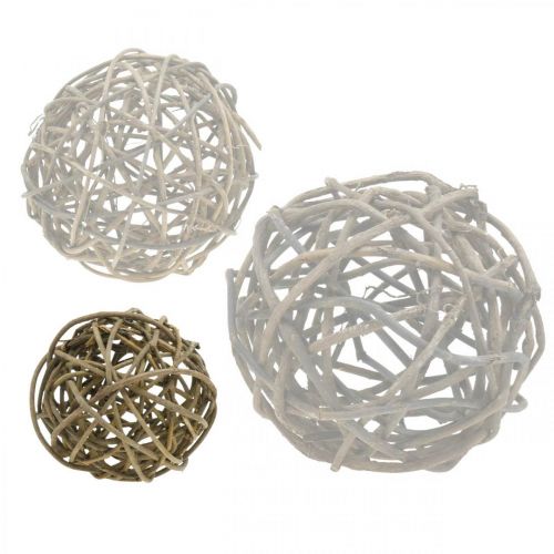 Floristik24 Deco ball videira natural escuro Ø15cm