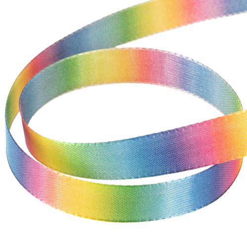 Itens Fita decorativa arco-íris fita para presente 15mm 18m