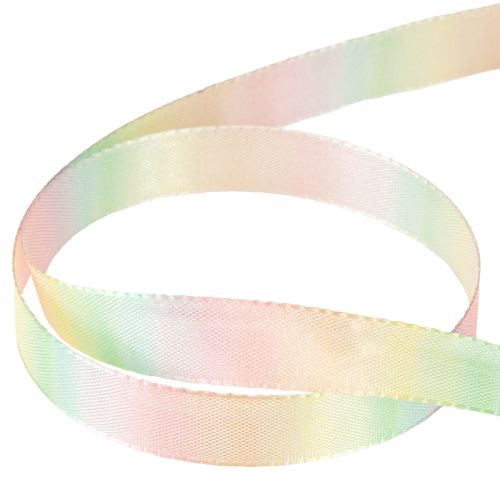Itens Fita decorativa arco-íris pastel fita para presente 15mm 18m