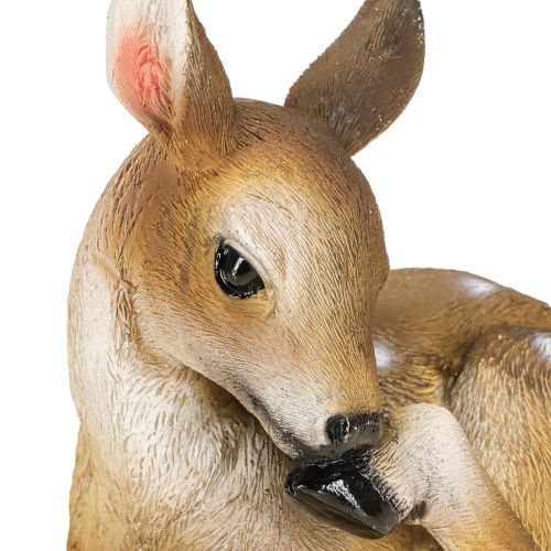 Itens Decoração de veado, figura de veado deitado, decoração de mesa 13×6,5×12cm, 3 peças