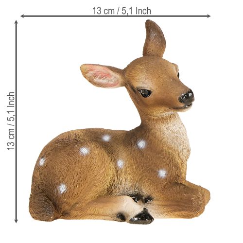 Itens Decoração de veado, figura de veado deitado, decoração de mesa 13×6,5×12cm, 3 peças