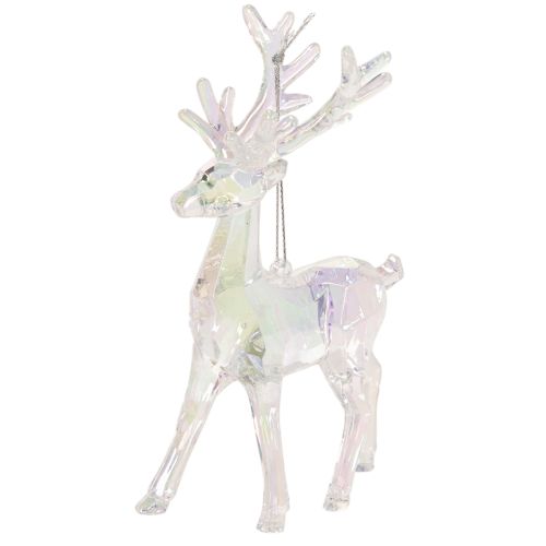 Enfeites de rena em acrílico para árvore de Natal, 14 cm, conjunto com 4 peças. comprar | Floristik24.pt