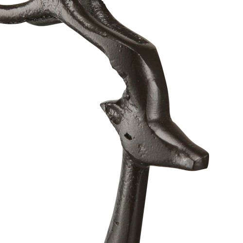 Floristik24 Decoração de rena metal Natal em marrom 17x8x38,5cm
