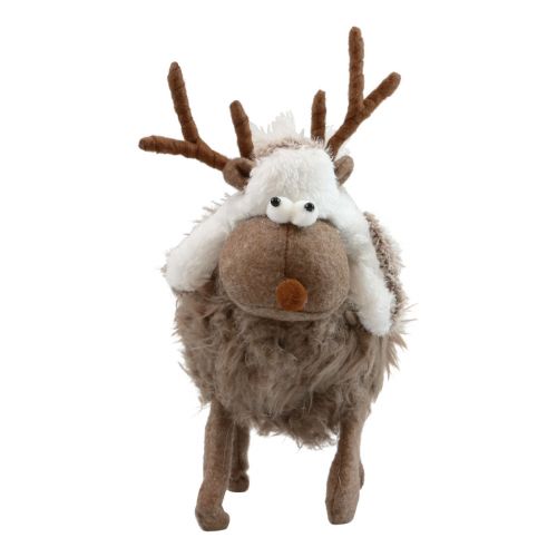 Itens Decoração de mesa de rena Natal Figura de Natal decoração 23cm