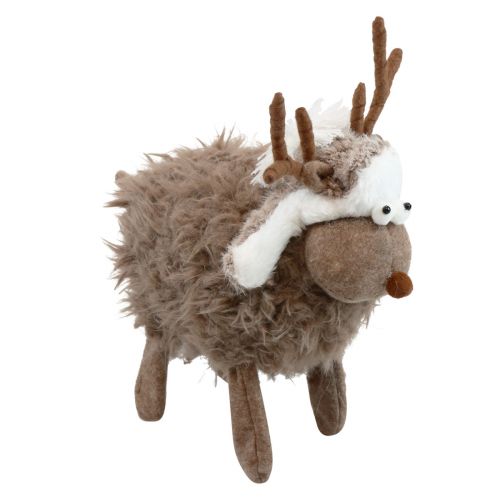 Itens Decoração de mesa de rena Natal Figura de Natal decoração 23cm