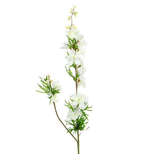 Floristik24 Delphinium artificial branco 95cm