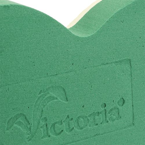 Itens Coração de espuma floral romântico 30 cm espuma floral verde 2 peças
